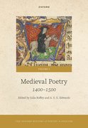 Cover for The Oxford History of Poetry in English