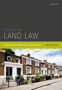 Cover for Textbook on Land Law