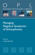Cover for Managing Negative Symptoms of Schizophrenia