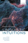 Cover for Linguistic Intuitions