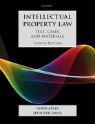 Cover for Intellectual Property Law - 9780198842873
