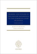 Cover for Broberg and Fenger on Preliminary References to the European Court of Justice