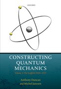Cover for Constructing Quantum Mechanics