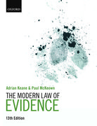 Cover for The Modern Law of Evidence