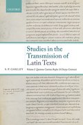 Cover for Studies in the Transmission of Latin Texts