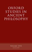 Cover for Oxford Studies in Ancient Philosophy, Volume 57