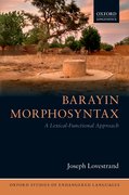 Cover for Barayin Morphosyntax