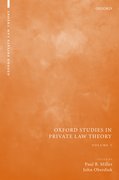 Cover for Oxford Studies in Private Law Theory: Volume I