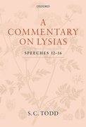 Cover for A Commentary on Lysias, Speeches 12-16