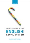 Cover for Introduction to the English Legal System