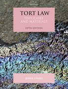 Cover for Tort Law