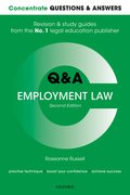 Cover for Concentrate Questions and Answers Employment Law - 9780198856757
