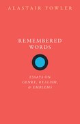 Cover for Remembered Words - 9780198856979