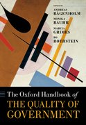 Cover for The Oxford Handbook of the Quality of Government
