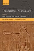 Cover for The Epigraphy of Ptolemaic Egypt