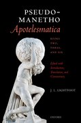 Cover for Pseudo-Manetho, <i>Apotelesmatica</i>, Books Two, Three, and Six