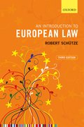 Cover for An Introduction to European Law