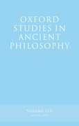Cover for Oxford Studies in Ancient Philosophy, Volume 59