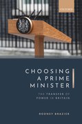 Cover for Choosing a Prime Minister