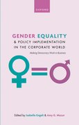 Cover for Gender Equality and Policy Implementation in the Corporate World
