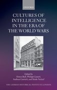 Cover for Cultures of Intelligence in the Era of the World Wars