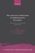 Cover for The Austrian Codification of Administrative Procedure