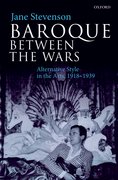 Cover for Baroque between the Wars