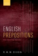 Cover for English Prepositions - 9780198868712