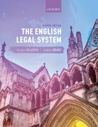 Cover for The English Legal System