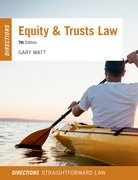 Cover for Equity & Trusts Law Directions