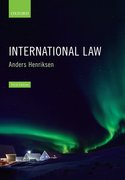 Cover for International Law - 9780198869399