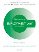 Cover for Employment Law Concentrate