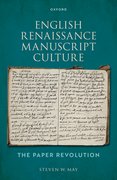 Cover for English Renaissance Manuscript Culture