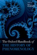 Cover for The Oxford Handbook of the History of Phenomenology
