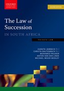 Cover for The Law of Succession in South Africa