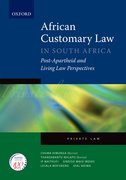 Cover for African Customary Law in South Africa