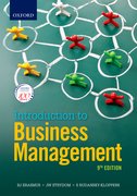 Cover for Introduction to Business Management