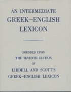 Cover for An Intermediate Greek-English Lexicon