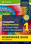 Cover for Complete Mathematics for Cambridge Secondary 1 Homework Book 1 (Pack of 15)