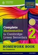 Cover for Complete Mathematics for Cambridge Secondary 1 Homework Book 2 (Pack of 15)