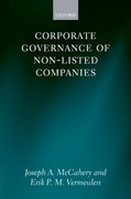 Cover for Corporate Governance of Non-Listed Companies