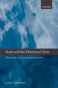 Cover for Kant and the Historical Turn