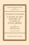 Cover for Joseph Scaliger: A Study in the History of Classical Scholarship