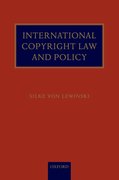 Cover for International Copyright Law and Policy