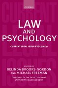 Cover for Law and Psychology