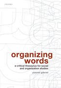Cover for Organizing Words