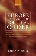 Cover for Europe in Search of Political Order