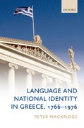 Cover for Language and National Identity in Greece, 1766-1976