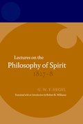 Cover for Lectures on the Philosophy of Spirit 1827-8