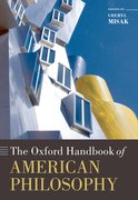 Cover for The Oxford Handbook of American Philosophy